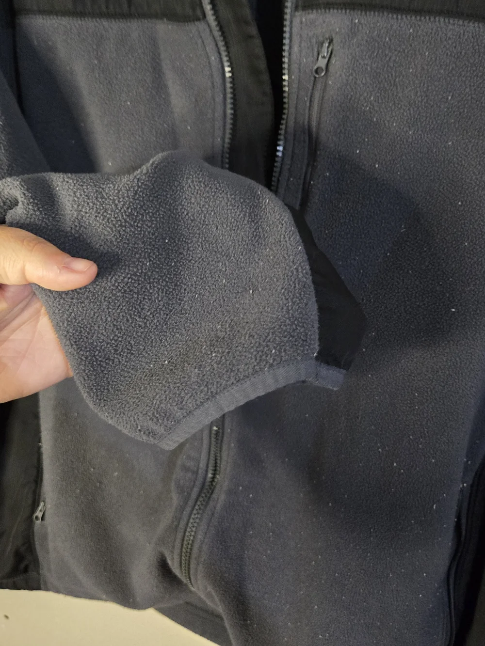 Starter Men’s Black/Gray Colorblock Full-Zip Fleece Track Jacket L 42-44 RN52465
